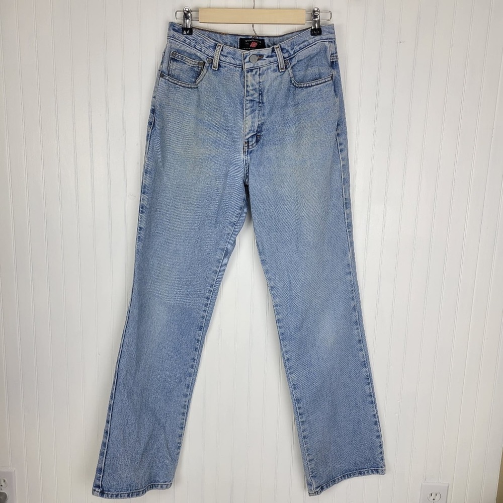 American Eagle high Rise Dungarees Straight Leg Jeans 10 Tall